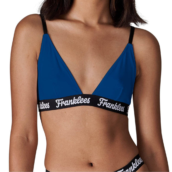 Triangle Bra | Soft Cotton | Blue