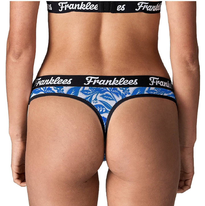 G-String | Soft Cotton | Blue Florals